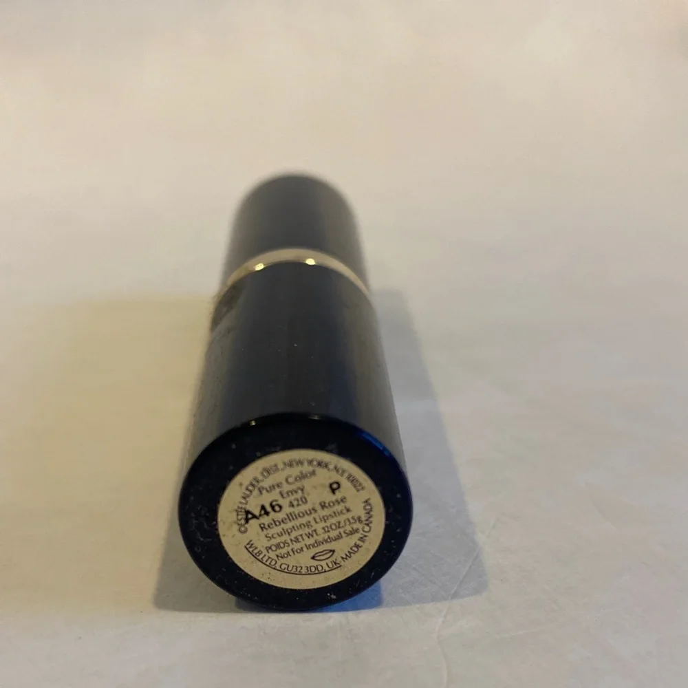 ESTEE LAUDER Pure Color Envy Lipstick 420 Rebellious Rose $33 NWOB Black Case - Picture 10 of 12